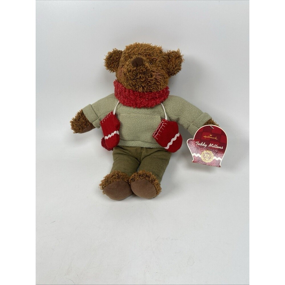 Hallmark Teddy Mittens Teddy Bear Scarf and Mittens 100th Anniv 1902-2002